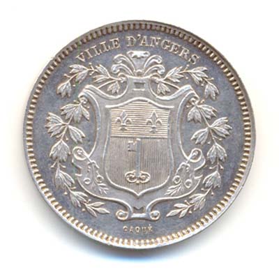 Ville d'Angers, medaille argent/silver medal