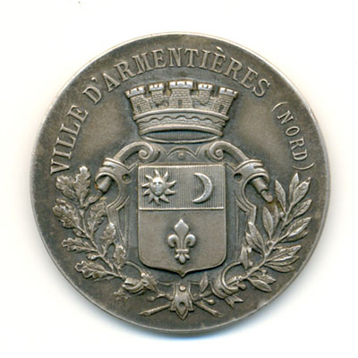 Ville d'Armentieres, medaille argent/silver medal