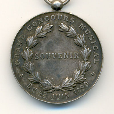 Ville de Beaugency, medaille argent/silver medal