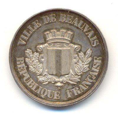 Ville de Beauvais, medaille argent/silver medal