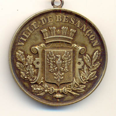 Ville de Besancon, medaille argent/silver medal