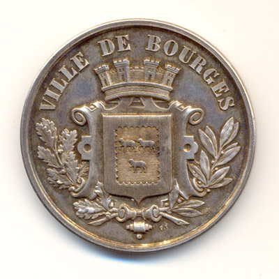 Ville de Bourges, medaille argent/silver medal