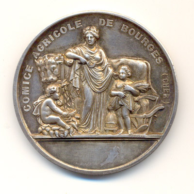 Ville de Bourges, medaille argent/silver medal