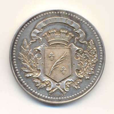 Ville de Cannes, medaille argent/silver medal