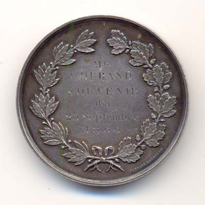 Ville de Charenton, medaille argent/silver medal