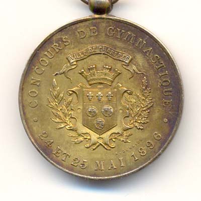 Ville de Chartres, medaille argent/silver medal