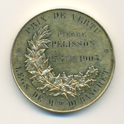 Ville de Chatillon sur Chalaronne, medaille argent/silver medal