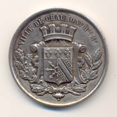 Ville de Chaumont, medaille argent/silver medal