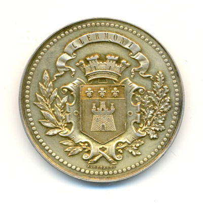 Ville de Clermont, medaille argent/silver medal