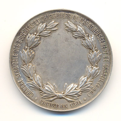 Ville de Corbeil, medaille argent/silver medal