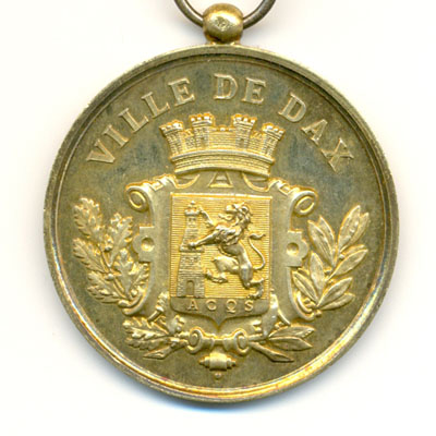 Ville de Dax, medaille argent/silver medal