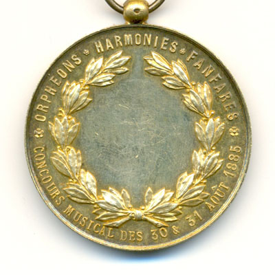 Ville de Dax, medaille argent/silver medal