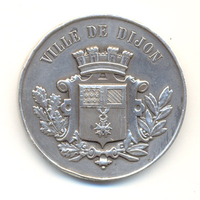 Ville de Dijon, medaille argent/silver medal