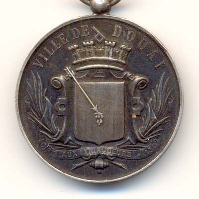 Ville de Douai, medaille argent/silver medal