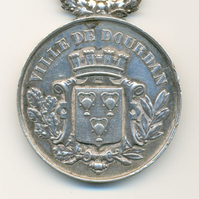 Ville de Dourdan, medaille argent/silver medal