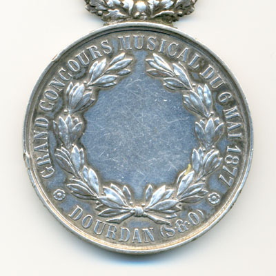 Ville de Dourdan, medaille argent/silver medal