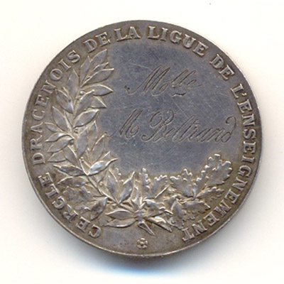 Ville de Draguignan, medaille argent/silver medal