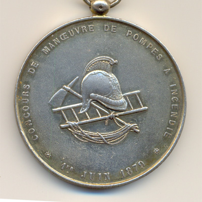 Ville d'Etampes, medaille argent/silver medal