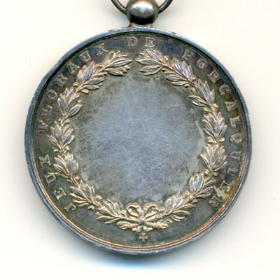 Ville de Forcalquier, medaille argent/silver medal