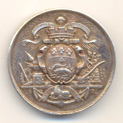 Ville de Havre, medaille argent/silver medal