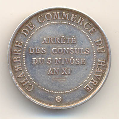 Ville de Havre, medaille argent/silver medal