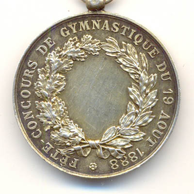 Ville d'Issoudun, medaille argent/silver medal