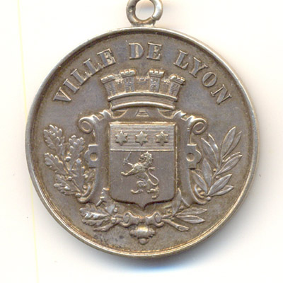 Ville de Lyon, medaille argent/silver medal