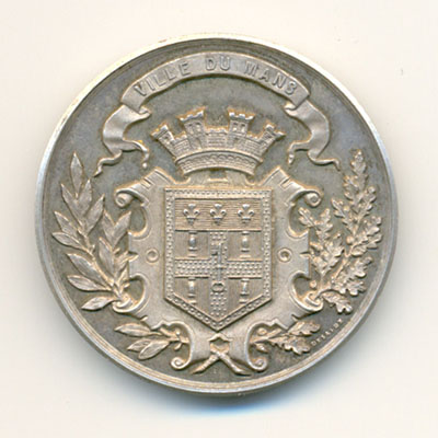 Ville du Mans, medaille argent/silver medal