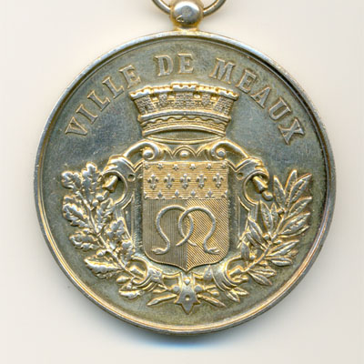 Ville de Meaux, medaille argent/silver medal