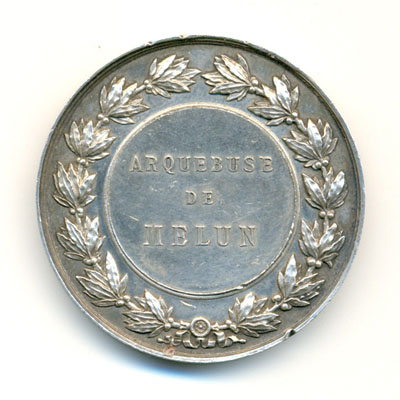 Ville de Melun, medaille argent/silver medal