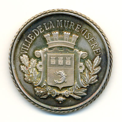 Ville de La Mure, medaille argent/silver medal