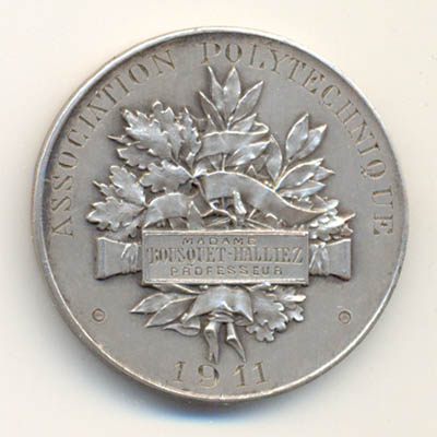 Ville de Pantin, medaille argent/silver medal