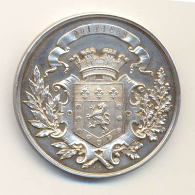 Ville de Poitiers, medaille argent/silver medal