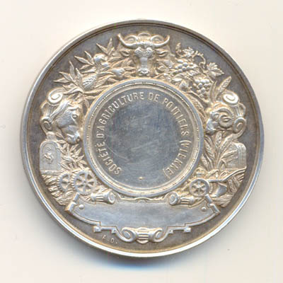 Ville de Poitiers, medaille argent/silver medal