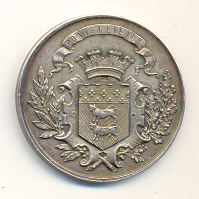 Ville de Pont-l'Eveque, medaille argent/silver medal