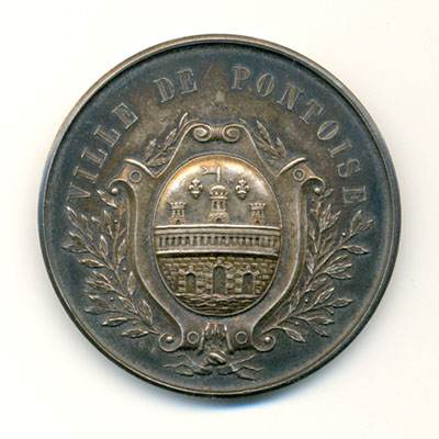 Ville de Pontoise, medaille argent/silver medal