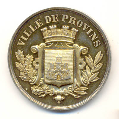 Ville de Provins, medaille argent/silver medal