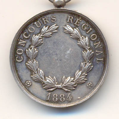 Ville de Rodez, medaille argent/silver medal