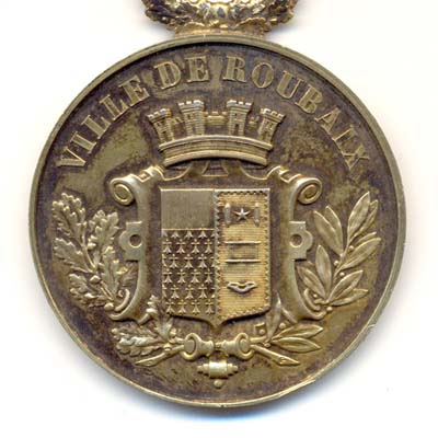 Ville de Roubaix, medaille argent/silver medal