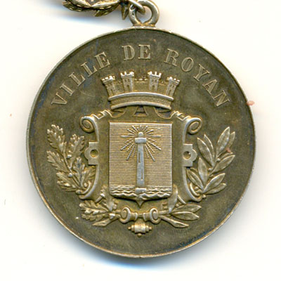 Ville de Royan, medaille argent/silver medal