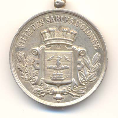 Ville de Sable, medaille argent/silver medal