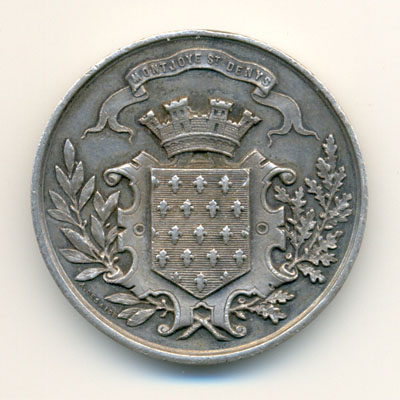 Ville de Saint Denis, medaille argent/silver medal