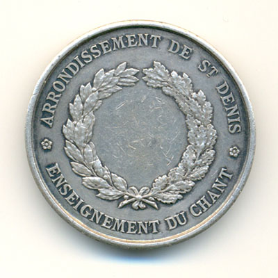 Ville de Saint Denis, medaille argent/silver medal