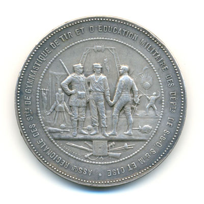 Ville de Saint Germain, medaille argent/silver medal