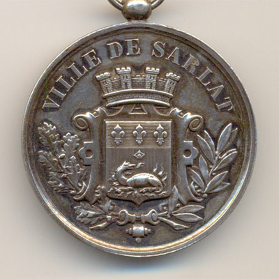 Ville de Sarlat, medaille argent/silver medal