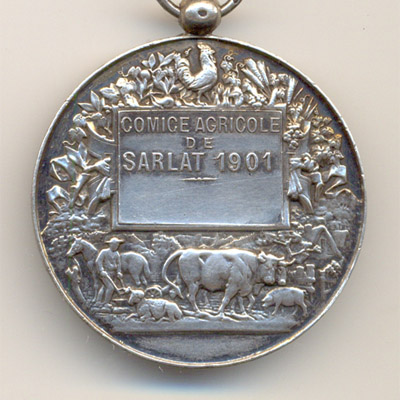 Ville de Sarlat, medaille argent/silver medal