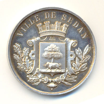 Ville de Sedan, medaille argent/silver medal