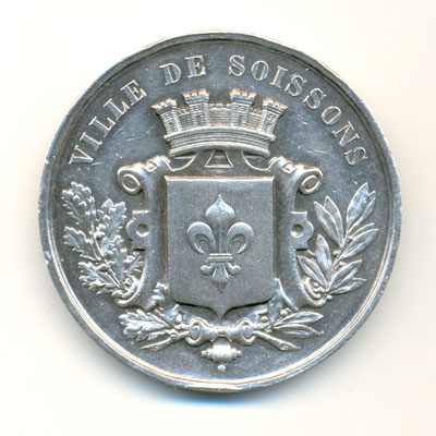 Ville de Soissons, medaille argent/silver medal