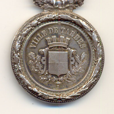 Ville de Tarbes, medaille argent/silver medal