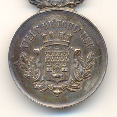 Ville de Toulouse, medaille argent/silver medal